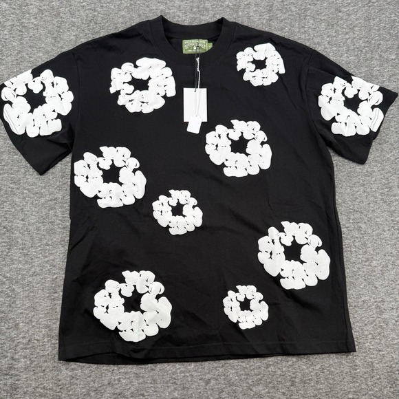 Denim Tears Other - Denim Tears Mens Large Cotton Wreath T Shirt Black Dover Street Market DSM
